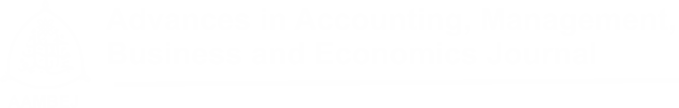 ADVANCES IN ACCOUNTING, MANAGEMENT, BUSINESS  AND ECONOMICS JOURNAL